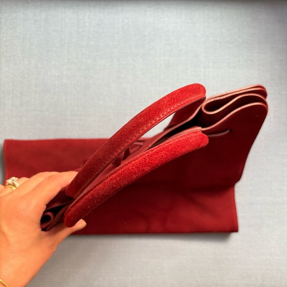 Suede mansur Gavriel handbag - Picture 4 of 6